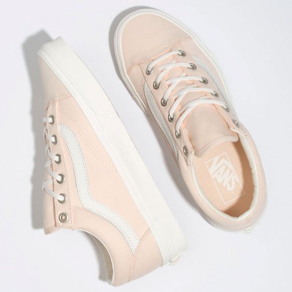 ✨HOST PICK✨ RARE Vans Brushed Twill Style 36 Sneakers Vanilla Cream & Snow White - Picture 3 of 11